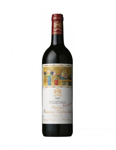 CHATEAU MOUTON ROTHSCHILD, 1991 est présent 