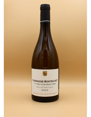 Coffinet-Duvernay - Chassagne-Montrachet 1er cru Clos Saint Jean 2022 commande en ligne