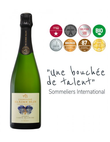 Champagne Maxime Blin, Cuvée Carte Blanche 'Nos Moments' Extra-Brut NV MAGNUM pas chere