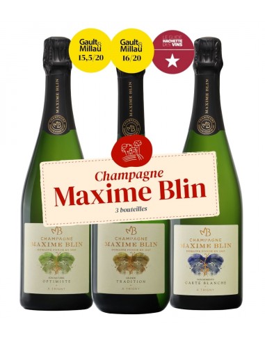 Mix-box Champagne Maxime Blin NV Faites des économies