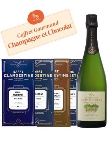 Coffret Gourmand Champagne et Chocolat sur le site 