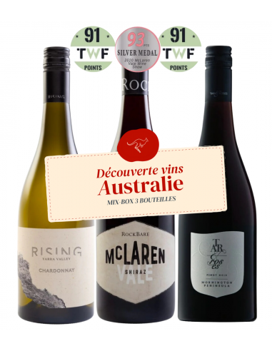 Mix-box Découverte Vins Australie pour bénéficier 