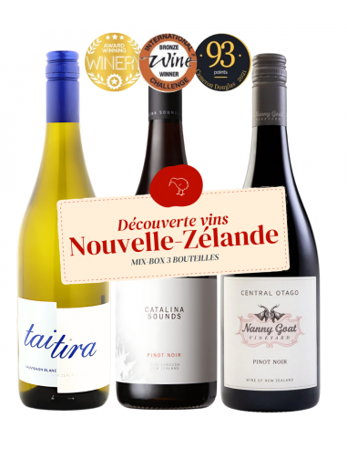 Mix-box Découverte Vins Nouvelle-Zélande 50% de réduction en Octobre 2024